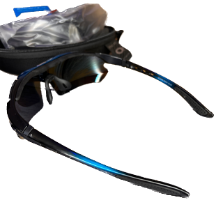 عینک دوچرخه سواری 5 لنز اوکلی OKLAY مدل GENUINE آبی